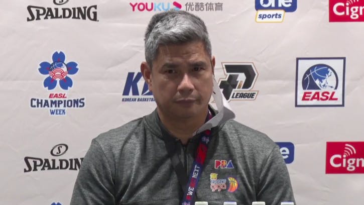 TNT coach Jojo Lastimosa disappointed after opening loss in EASL Champions Week